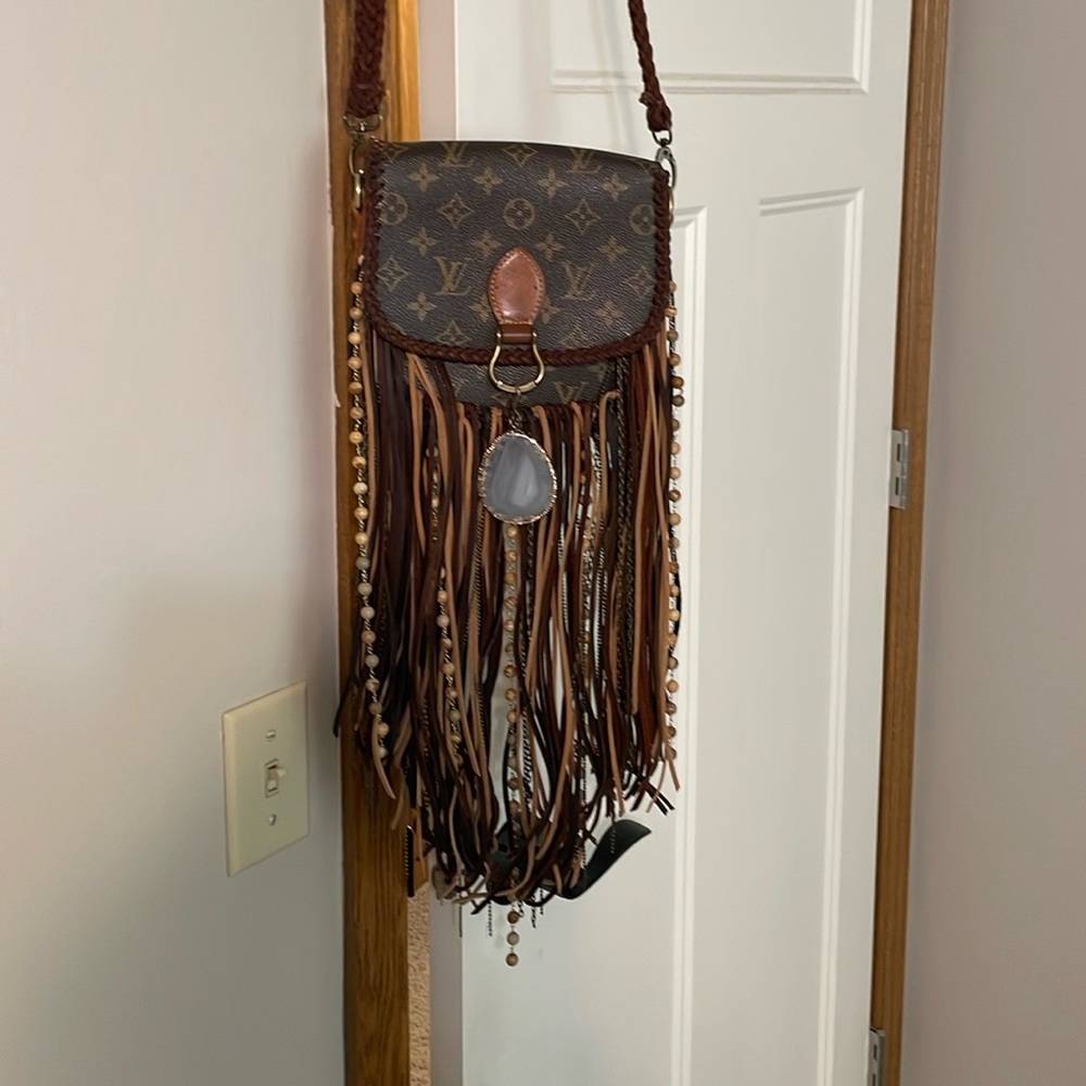 Refurbished Louis Vuitton purse by Vintage Boho